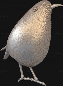 3D model Kiwi bird (STL)