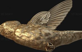 3D модель Летящая колибри (STL)