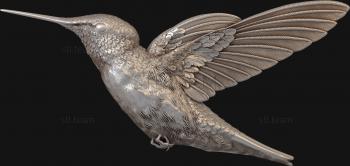 3D модель Летящая колибри (STL)