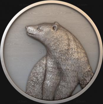 3D model Bear's head (STL)