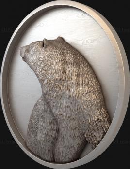3D модель Голова медведя (STL)