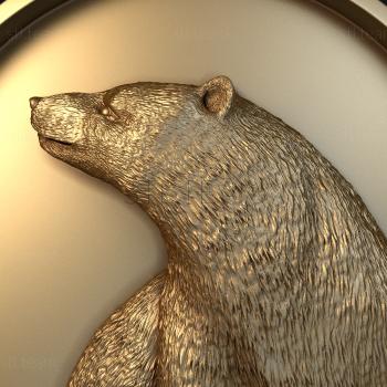 3D model Bear's head (STL)