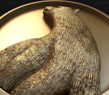 3D модель Голова медведя (STL)