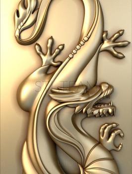 3D model Dragon panel (STL)