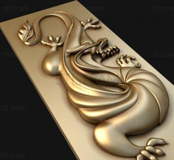 3D model Dragon panel (STL)