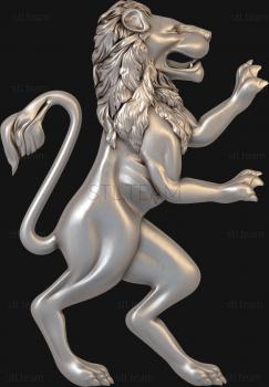 3D model Lion from the flag (STL)