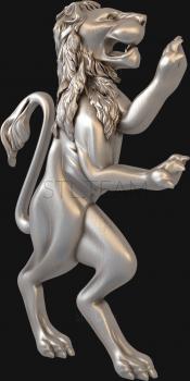 3D model Lion from the flag (STL)
