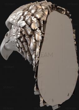 3D model The head of a bird of prey (STL)
