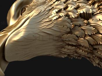 3D model The head of a bird of prey (STL)