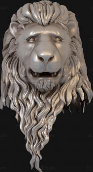 3D модель Голова льва (STL)