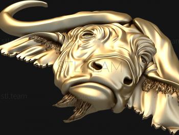 3D модель Голова буйвола (STL)