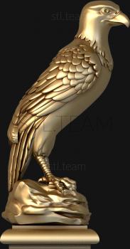 3D model Eagle on a rock (STL)