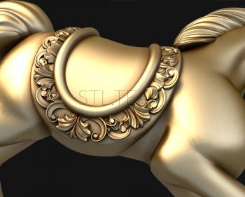 3D model Horse from the carousel (STL)