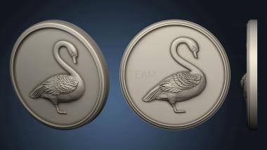 3D model Goose on base (STL)