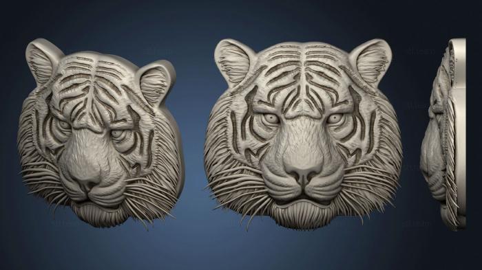 3D model Tiger Face (STL)