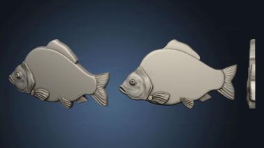 3D модель Доска в виде рыбы (STL)