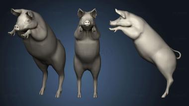 3D model Little pig var2 (STL)
