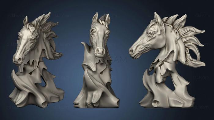 3D модель Фигура в виде Головы лошади (STL)