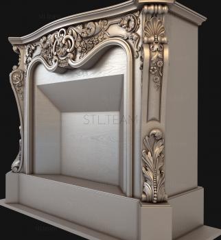 3D модель 3d stl модель камина (STL)