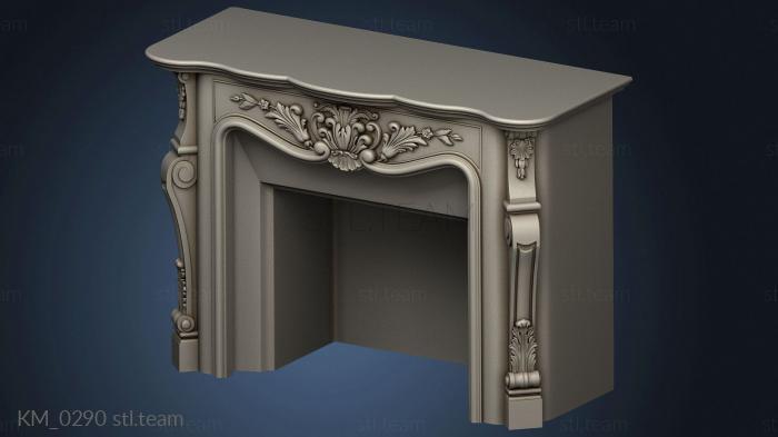 Камины Fireplace frieze with shell