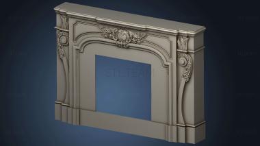 3D model Fireplace rack with shell (STL)