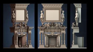 3D модель Камин (STL)