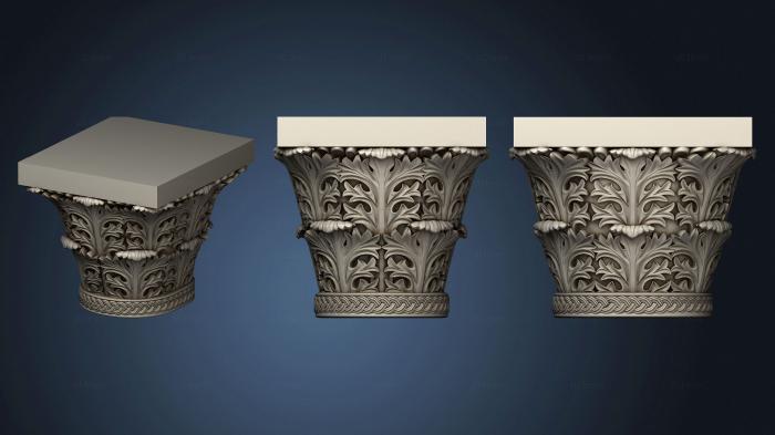 3D model Capital elements of the temple in Alapaevsk (STL)
