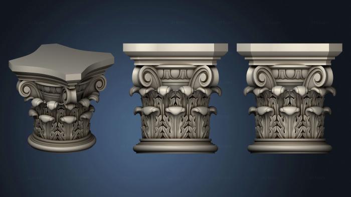 3D model The capital is carved (STL)