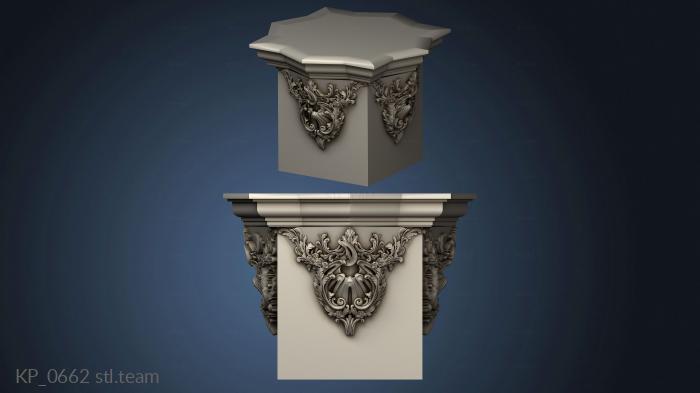 Капители Capital carving model