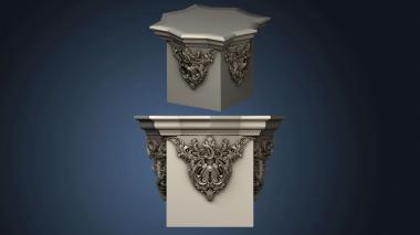 3D model Capital carving model (STL)