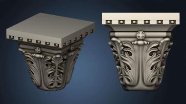 3D model Marble capital (STL)