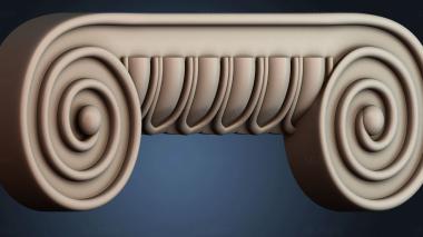 3D model Top of the column (STL)