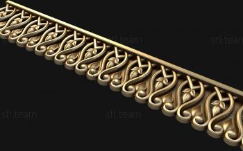 3D model Long curl symmetry (STL)