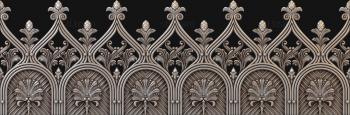 3D model Wrought iron fence (STL)