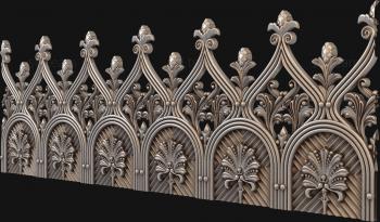 3D model Wrought iron fence (STL)