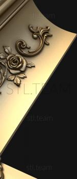 3D модель Медальон и розы (STL)