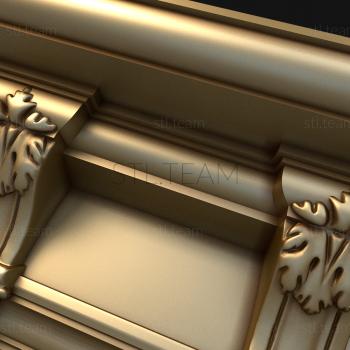 3D model Console with acanthus (STL)