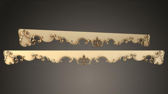 Карнизы Cornice with decorations for framing curtains
