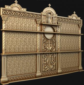 3D model 3d model of a home iconostasis / kiot-stl file for CNC (STL)