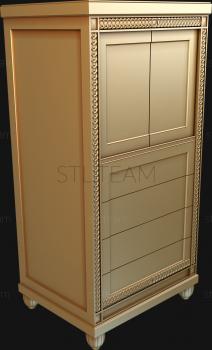 3D model High chest of drawers (STL)