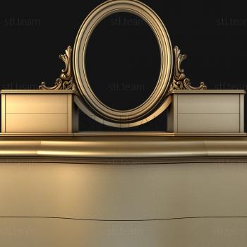 3D модель Зеркало в строгом овале (STL)