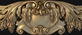 3D model Acanthus medallion (STL)