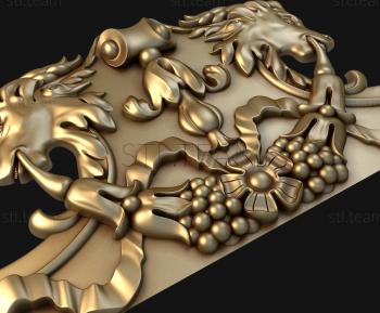 3D model Capricorn head symmetry (STL)