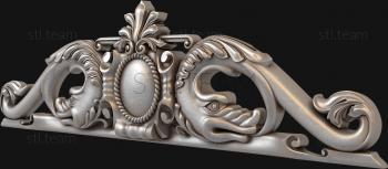 3D модель Драконы и медальон (STL)