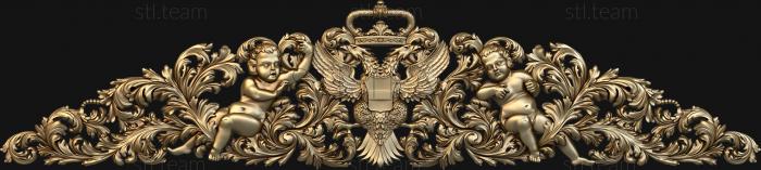 Короны The double-headed eagle and the angels