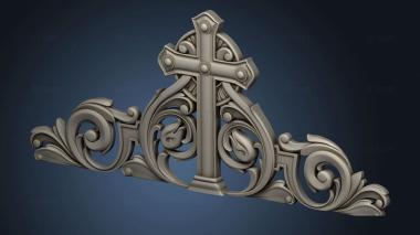 3D model Crown with cross (STL)