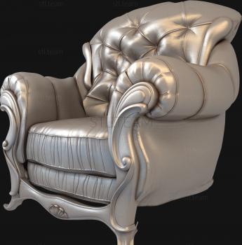 3D модель 3d stl модель корпуса кресла, файл для чпу (STL)