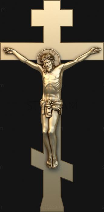 3d stl модель резного православного креста
