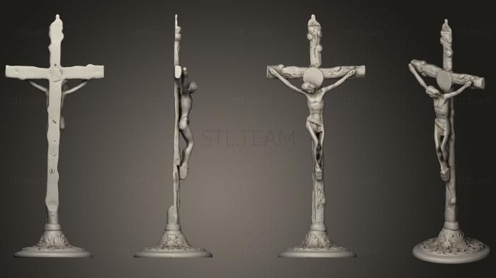 3D модель Иисус Христос на кресте (STL)