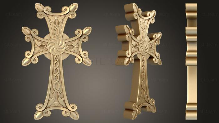 3D модель Крест ажурный (STL)